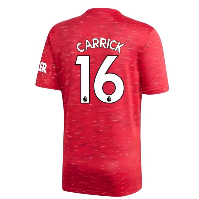 2020-2021 Man Utd Adidas Home Football Shirt (CARRICK 16)-SoccerKits Hub | Buy Soccer Jerseys Online